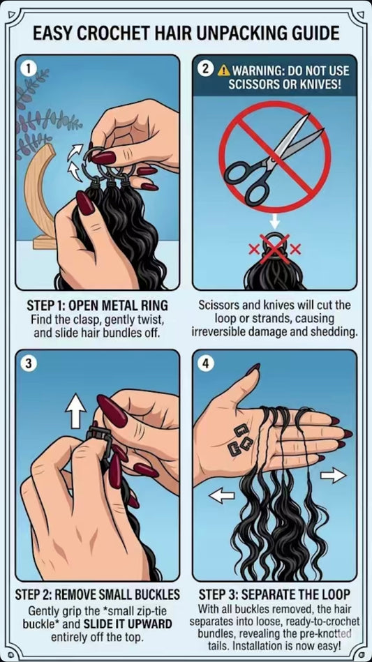 Virgin Spring Curly |Human Crochet Hair